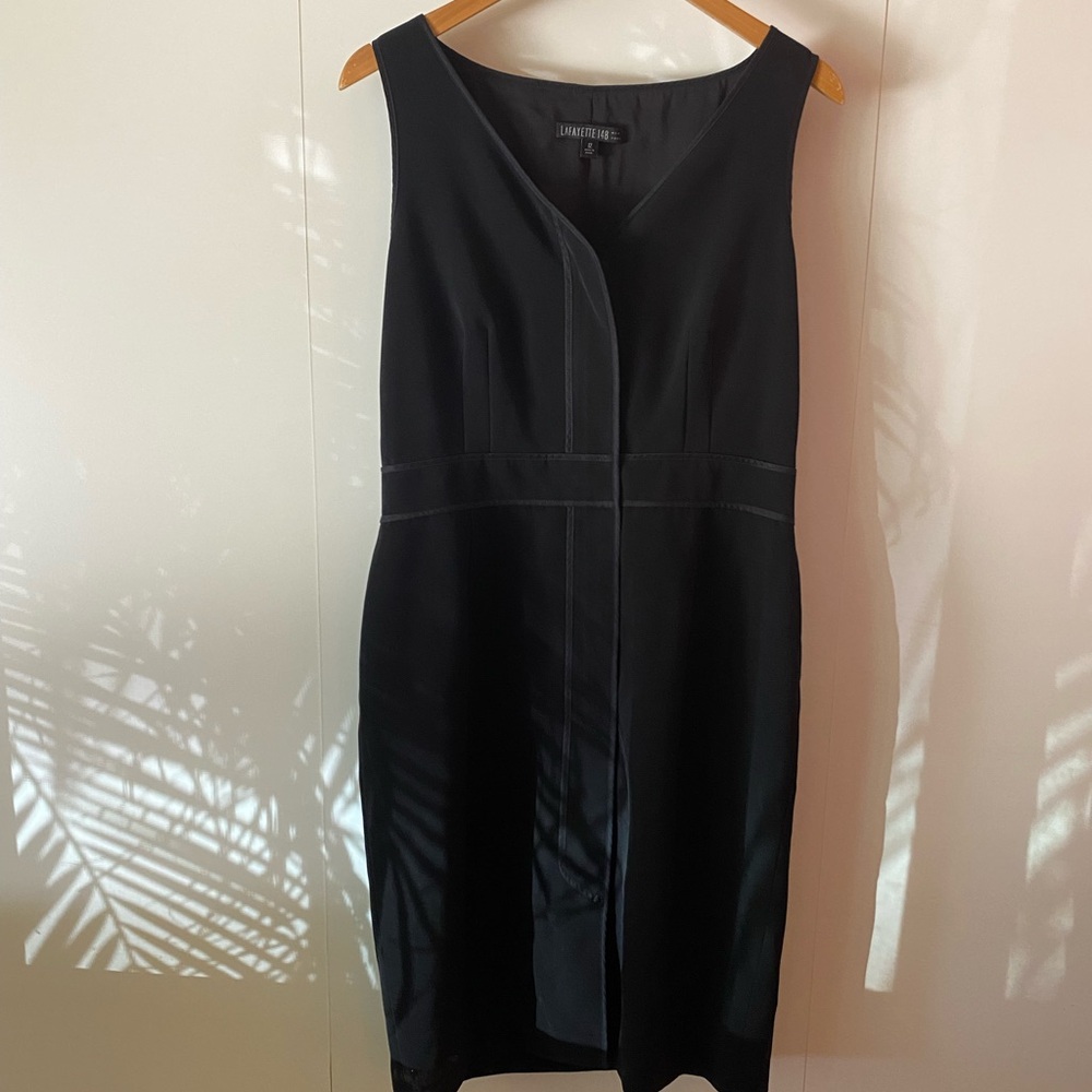 Designer Sleeveless Black Dress